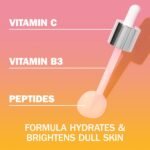 Olay Vitamin C Max Brightening Face Serum, Vitamin C Face Serum with Peptides, Brightening Face Serum for Radiance, Even Tone, Antioxidant Facial Serum for Glowing Skin, 1.3 Fl Oz - Image 5