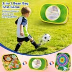 Animal Bean Bag Toss Game Toy Outdoor Toss Game, Family Party Party Supplies for Kids, Gift for Boys Birthday or Christmas for Toddlers Ages 3 4 5 6 Year Old - Image 4
