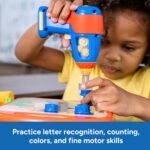 Educational Insights Design & Drill ABCs & 123s - Building Construction Toys for Toddlers, Kids Tool Set with Drill Toy, Preschool Learning Activities, Toddler STEM Toys for 3+ Year Old - Image 5