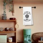 Voatok Gifts for Boat Owners, Boat Anchor Accessories Dish Towels for Women, Lake Accessories, Nautical Hand Towels, I'm Sorry for What I Said While Docking Kitchen Towels - Image 3