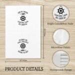 Voatok Gifts for Boat Owners, Boat Anchor Accessories Dish Towels for Women, Lake Accessories, Nautical Hand Towels, I'm Sorry for What I Said While Docking Kitchen Towels - Image 9