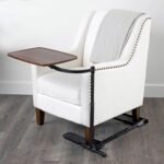 Stander Wonder Tray, Adjustable Swivel Table, Large Laptop Stand, Couch Desk, Side Tables & Gaming Bench, TV-Trays for Eating on Couches, Chairs, Recliners, Walnut - Image 3