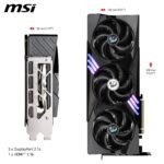 MSI RTX 5070 12G Gaming Trio OC Graphics Card (12GB GDDR7, 192-bit, Extreme Performance: 2625 MHz, DisplayPort x3 2.1a, HDMI 2.1b, NVIDIA Blackwell Architecture) - Image 6