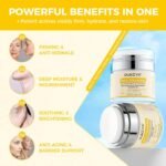 OUKEYA Collagen Firming Neck & Face Cream - Hydrating Moisturizer for Neck & Décolletage, 50g - Image 3
