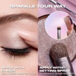 Urban Decay 24/7 Moondust Glitter Eyeshadow Single, Buildable Sparkly Eye Glitter, Long-lasting Shimmer Finish, Reflective Iridescent Eye Shadow Topper, Wet Look Effect - 0.06 oz - Image 6