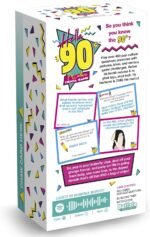 Buffalo Games Hella 90s Pop Culture Trivia Card Game - Brown, Pack of 1, 200 Trivia Cards, Timer - 90s Nostalgia & Hip Hop - Quiz for Adults - Adult Game Night & Music Quiz - Image 3