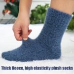 SISOSOCK 5 Pairs Fuzzy Soft Cozy Comfortable Socks for Women, Casual Sleep Comfy Socks, Perfect Warm Winter Gifts for Women - Image 7