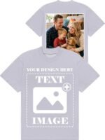Custom T Shirts, Personalized Your Own Crewneck Tee Shirt, Customized Design Image/Text/Photo Cotton Men Women - Image 2
