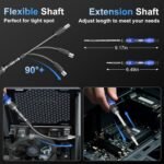 STREBITO Electronics Precision Screwdriver Sets 142-Piece with 120 Bits Magnetic Repair Tool Kit for iPhone, MacBook, Computer, Laptop, PC, Tablet, PS4, Xbox, Nintendo, Game Console - Image 5