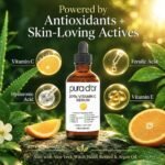 PURA D'OR 20% Vitamin C Facial Serum 4 Oz Antioxidant Anti-Aging Blend w/Retinol, Hyaluronic Acid, Ferulic Acid - Hydrating Lightweight Ayurvedic Skin Care - Men Women Daily Use - Image 5