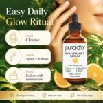 PURA D'OR 20% Vitamin C Facial Serum 4 Oz Antioxidant Anti-Aging Blend w/Retinol, Hyaluronic Acid, Ferulic Acid - Hydrating Lightweight Ayurvedic Skin Care - Men Women Daily Use - Image 7