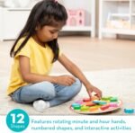 Melissa & Doug Shape Sorting Clock - Wooden Educational Toy - Image 3