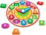 Melissa & Doug Shape Sorting Clock - Wooden Educational Toy - Image 5