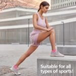 PAPLUS Ankle Compression Socks for Women 6 Pairs, Running Socks with Heel Tab, Cushioned Low Cut Athletic Socks - Image 3