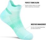 PAPLUS Ankle Compression Socks for Women 6 Pairs, Running Socks with Heel Tab, Cushioned Low Cut Athletic Socks - Image 5