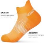PAPLUS Ankle Compression Socks for Women 6 Pairs, Running Socks with Heel Tab, Cushioned Low Cut Athletic Socks - Image 6