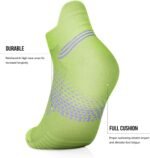 PAPLUS Ankle Compression Socks for Women 6 Pairs, Running Socks with Heel Tab, Cushioned Low Cut Athletic Socks - Image 8