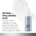 Neutrogena Rapid Wrinkle Repair Retinol Face Moisturizer Night Cream, Anti-Aging Face Cream with Retinol & Hyaluronic Acid, 1 fl. oz + Trial Size Hydro Boost Facial Cleanser, 0.5 fl. oz - Image 4