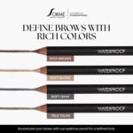 Sorme Natural Definitive Waterproof Eyebrow Pencil 0.04 oz | Smudgeproof Soft Blonde Eye Brow Pencil | Dual Purpose Brow Pencil and Brush Combo | High Definition Waterproof Eyebrow Makeup - Image 8