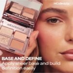 MCoBeauty Ultra Luxe Eyeshadow Quad - Cheeky Chat | Pink Nude Shimmer & Matte Eye Shadow Palette, Blendable, Buildable, Compact with Mirror, Vegan & Cruelty Free - Image 3