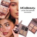 MCoBeauty Ultra Luxe Eyeshadow Quad - Cheeky Chat | Pink Nude Shimmer & Matte Eye Shadow Palette, Blendable, Buildable, Compact with Mirror, Vegan & Cruelty Free - Image 9