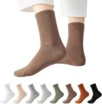 J-BOX 10/8 Pairs Women Cotton Crew Socks - Soft Comfort Dress Socks for Business & Casual, Above Ankle Wear, size 6-11 - Image 8