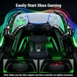 Wireless Gaming Headset for Xbox Series X|S, Xbox One, PC, PS5, PS4, Mac, Switch, 2.4 GHz Wireless & Bluetooth 5.4 Gaming Headphones with Noise Canceling Microphone, 50Hr Battery, 50mm Drivers-Black - Image 3