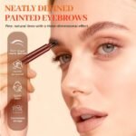 2 Pcs Microblading Eyebrow Pencils for Women, Waterproof 4 Tip Eyebrow Pen (Black) - Image 3