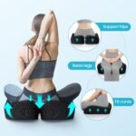 Benazcap Memory Foam Seat Cushion for Office Chair, Ergonomic Chair Cushions for Tailbone Pain Relief, Sciatica & Back Support, Office Chair Cushion & Car Seat Cushion - Image 4