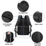 GDNasist Game Console Backpack for PS5, Protective Carrying Case Compatible with Playstation5 Console, Base, 15.6”Laptop, Headset, PS5 Controller, More Game Discs, and Gaming Accessories - Image 6