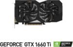 GIGABYTE GeForce GTX 1660 Ti OC 6G 192-bit GDDR6 DisplayPort 1.4 HDMI 2.0B with Windforce 2X Cooling System Graphic Cards- Gv-N166TOC-6GD - Image 4