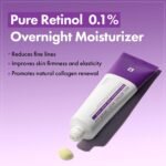 TOSOWOONG Real Retinol 0.1% Night Cream, Anti-Aging Face Moisturizer with Retinol, Bakuchiol, Firmer Skin, Reduce Wrinkles and Pore Minimizer | Korean Skincare for Face & Neck, 50ml / 1.69 fl. oz. - Image 3