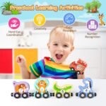 Zeoddler Toys for Toddlers, 11 Magnetic Wooden Animals Train Set, Montessori Toys for Toddlers, Preschool Learning Activities for Kids, Birthday Gifts for Boys, Girls - Image 4