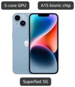 Apple iPhone 14, 512GB, Blue - Unlocked (Renewed) - Image 4