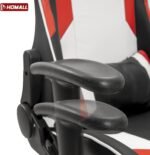 Homall Gaming Chair Racing Style Office Chair Ergonomic High-Back PU Leather Computer Gaming Chair with Headrest and Lumbar Support (Red/White) - Image 7