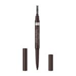 Rimmel Brow This Way Fill & Sculpt Eyebrow Definer, 003 Dark Brown, Double Ended Brow Pencil, Defines & Sculpts Brows, Lasts All Day, Vegan Formula, 0.01 oz - Image 3
