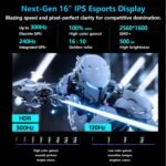 Thunderobot Radiant 16 5060 Gaming Laptop, 16" QHD+ 300Hz 2.5K Display, Core i7-14650HX, NVIDIA GeForce RTX 5060, 16GB DDR5 RAM, 512GB SSD, RGB Backlit Keyboard, Wi-Fi 6, Win11 Home - Image 4