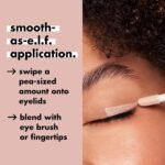 e.l.f. Lock It Down Eyeshadow Primer, Smooth Creamy Eye Makeup Primer For Long-Lasting Eyeshadow, Intensifies Color, Helps Prevent Creasing, Vegan & Cruelty-Free - Image 4