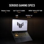 ASUS TUF Gaming TUF/GRAY/16.0 WUXGA non-Touch/I7-14650HX/16GB/NV RTX5050/1TB/WIN11 Home - Image 3