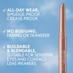 CoverGirl Clean Eye Color, French Violet, Eyeshadow Sticks, Ultra Creamy Formula, Lightweight, Buildable Formula, Lasts All Day, Smudge-Proof, 0.05oz - Image 5
