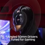 HyperX Cloud Flight 2 – Wireless Gaming Headset, Customizable RGB Lighting with Removable Earcup Plates, up to 100 Hours of Battery Life, 2.4GHz & Bluetooth, Multi-Platform Compatibility - White - Image 5
