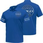 Custom Polo Shirts for Men Women Design Your Own Text Logo Image Personalized Embroidered Print Golf Work Shirts - Image 2
