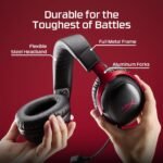 HyperX Cloud III S – Wireless Gaming Headset for Multi-Platform, 2.4GHz, Bluetooth, Battery Life up to 120 Hours 2.4GHz / 200 Hours Bluetooth, 53mm Angled Drivers, Detachable Mic – Black - Image 5