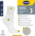 Dr. Scholl's Women's Diabetes & Circulator Socks - 4, 6, & 12 Pair Packs - Non-Binding Moisture Management - Image 5