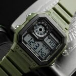 PASOY Men's Digital Sport Watch Dual Time Stopwatch Countdown Timer | Dual time/alarm/stopwatch/countdown/EL backlight/sporty style for gym/travel/outdoor use and light swimming - Image 5