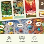 Keymaster Games Parks Base Camp | Beautiful Strategy Game for Families, Adults or Solo | Best Board Game for Nature, Outdoors, and Hiking | The US National Parks Game | Ages 10+ | 1-5 Players - Image 3