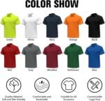 Custom Polo Shirts for Men Women Design Your Own Text Logo Image Personalized Embroidered Print Golf Work Shirts - Image 5