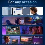 suevery Desktop Computer Prebuilt Gaming PC White | Ryzen 5 5500 Up 4.2 G 6cores 12threads 16G DDR4 RAM 512G SSD RX6500 XT 4G Gamer Home 4K Pro - Image 5