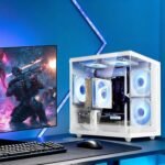 suevery Desktop Computer Prebuilt Gaming PC White | Ryzen 5 5500 Up 4.2 G 6cores 12threads 16G DDR4 RAM 512G SSD RX6500 XT 4G Gamer Home 4K Pro - Image 7
