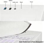 suevery Desktop Computer Prebuilt Gaming PC White | Ryzen 5 5500 Up 4.2 G 6cores 12threads 16G DDR4 RAM 512G SSD RX6500 XT 4G Gamer Home 4K Pro - Image 8